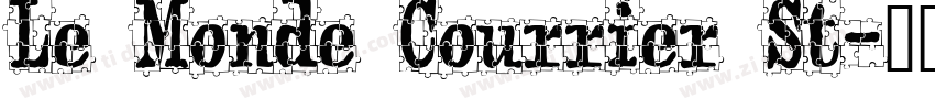 Le Monde Courrier St字体转换